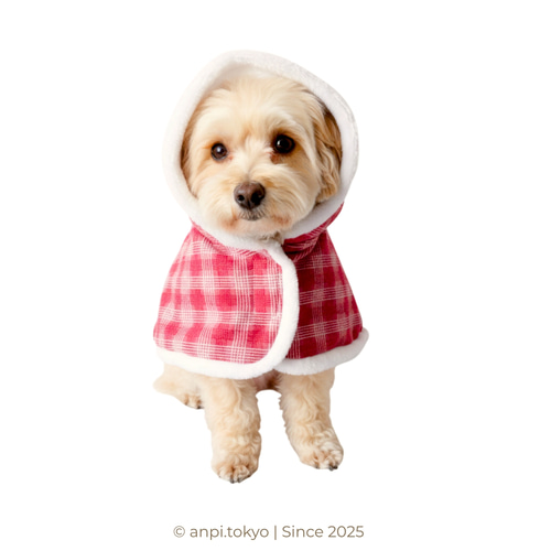 新作 】犬用 フード付きポンチョ ペット服・アクセサリー anpi 通販