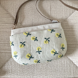 オーダー　巾着&ショルダーバッグ　ミナペルホネンrosy ⚮̈ミナペルホネン forest tile シプリバッグ 巾着ショルダーバッグ