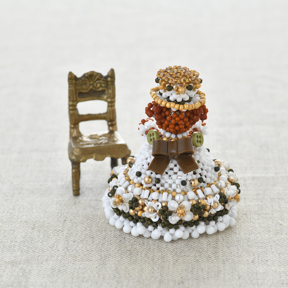 【手作りキット】パーティーテディベアクリスマスセット～Millie・Theodore～ 15枚目の画像