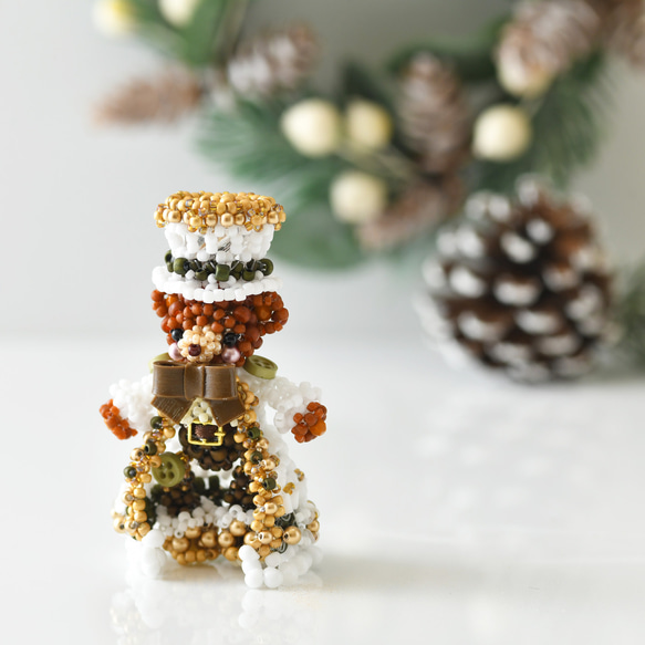 【手作りキット】パーティーテディベアクリスマスセット～Millie・Theodore～ 5枚目の画像