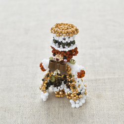 【手作りキット】パーティーテディベアクリスマスセット～Millie・Theodore～ 7枚目の画像