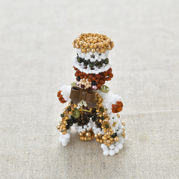 【手作りキット】パーティーテディベアクリスマスセット～Millie・Theodore～ 7枚目の画像