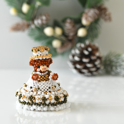 【手作りキット】パーティーテディベアクリスマスセット～Millie・Theodore～ 11枚目の画像