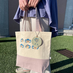 のこり染×ドアラトートバッグ 5枚目の画像