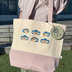 のこり染×ドアラトートバッグ 4枚目の画像