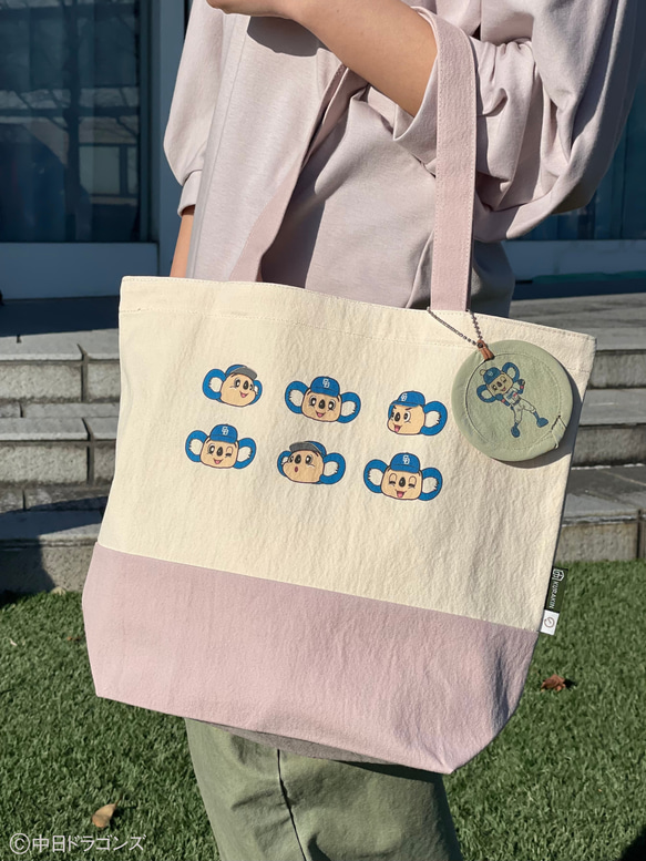 のこり染×ドアラトートバッグ 4枚目の画像