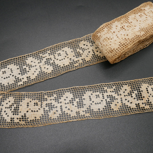 フランスアンティークバラのフィレレース レース cherir 通販 20229609