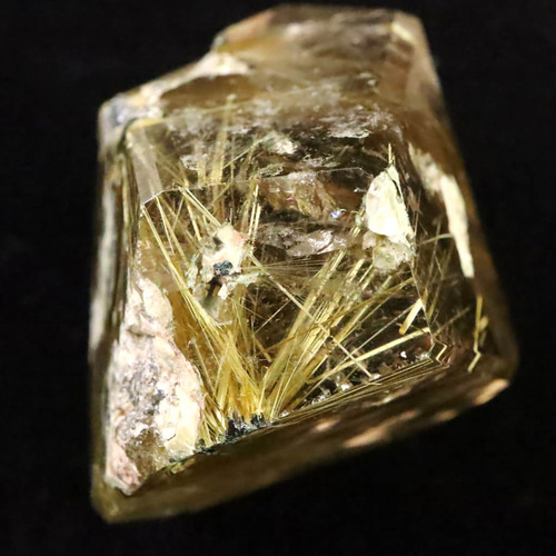 ゴールド タイチンルチルクォーツ ポリッシュ 94.8g #35938 天然石