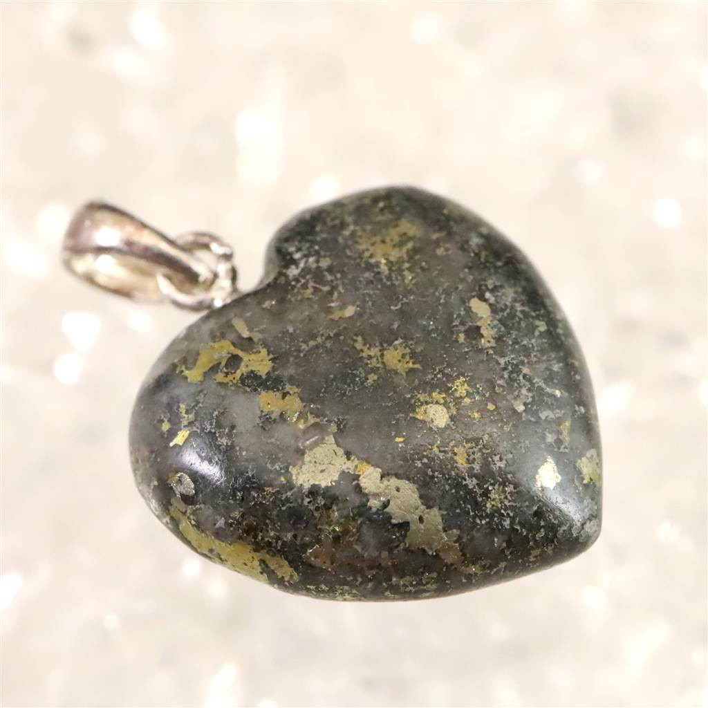 H&E社 ヒーラーズゴールド 15mmハート ペンダント  3.0g #42856