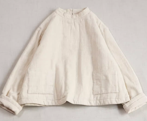 ✿ 新作 ‌コットンリネン レトロ風  ゆったり コットンジャケット 保温 防寒 通勤, アウトドア ベージュ