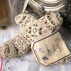 フランスアンティークイニシャルテープ（RO） リボン・テープ cherir