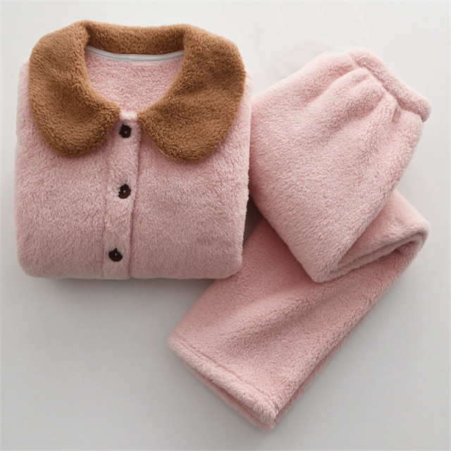 秋冬 パジャマ 部屋着 プレゼント 贈り物 部屋着  前開き 寝巻 裏起毛 洗濯可能