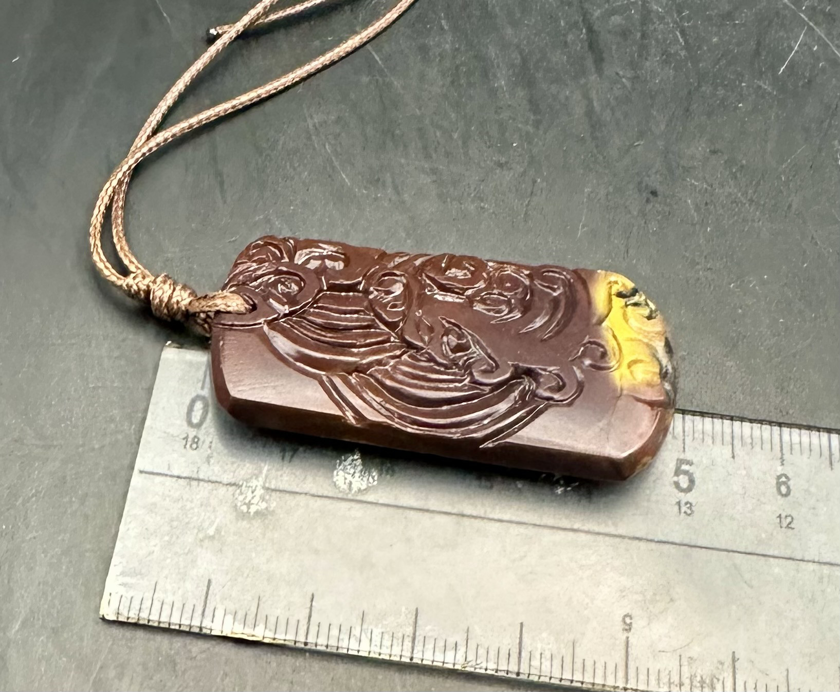 2025.12.18吉祥朱雀　新潟阿賀野産上質碧玉