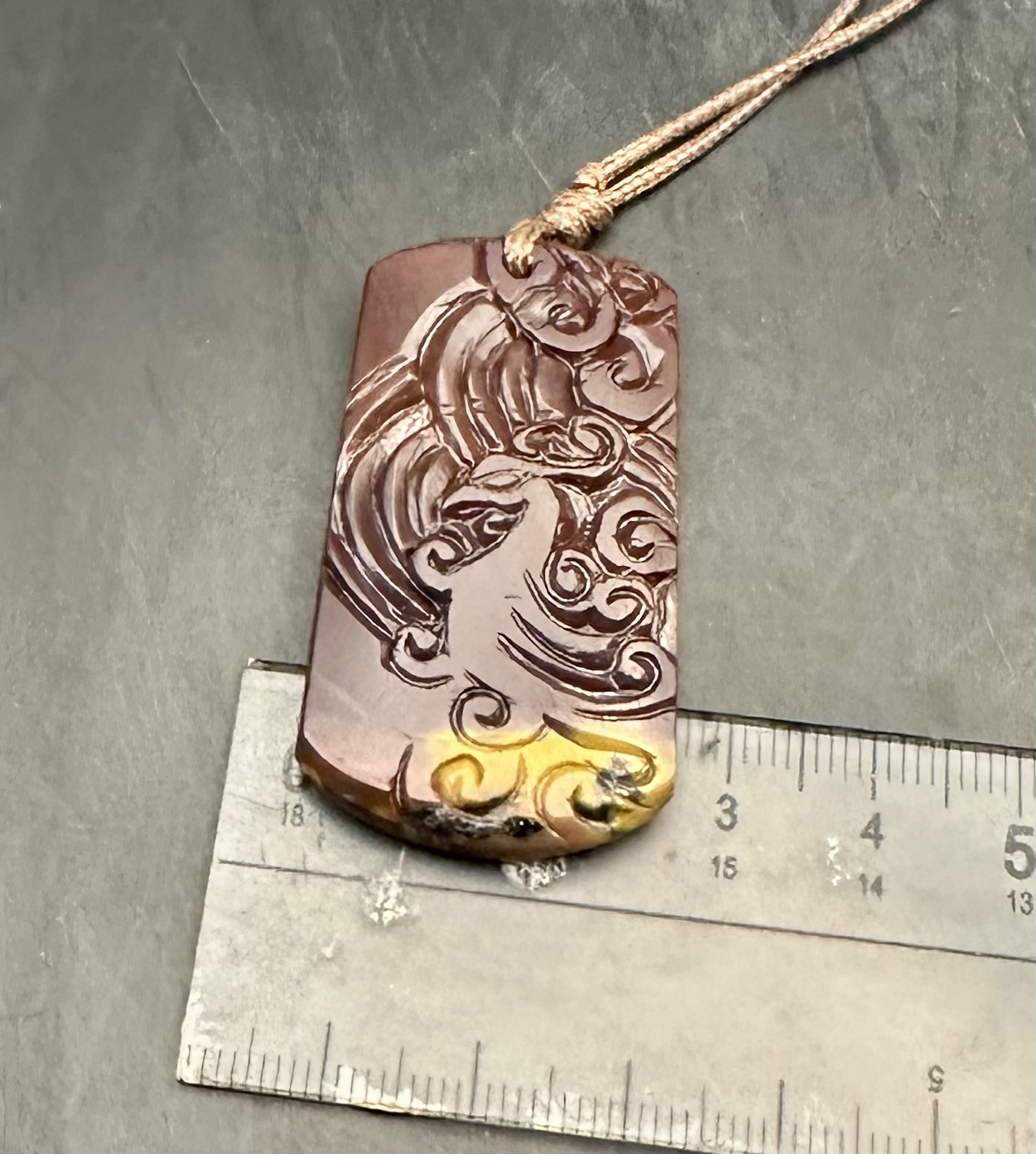 2025.12.18吉祥朱雀　新潟阿賀野産上質碧玉