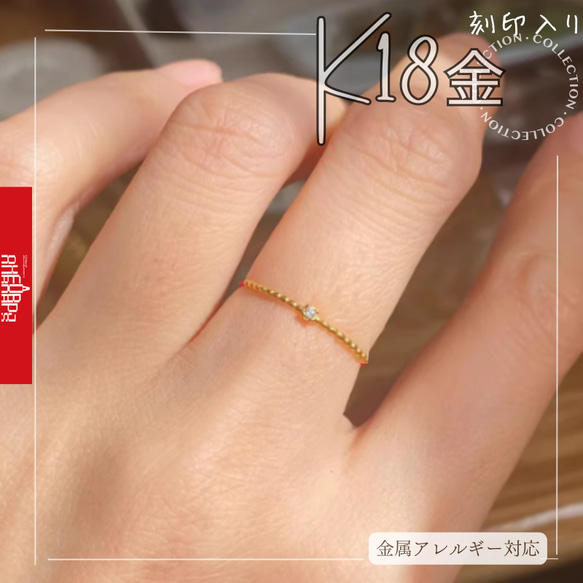 k18 一粒シンプルダイヤモンドリング 天然ダイヤモンド リング 一粒 石 1.0ct K18 イエローゴールド 1