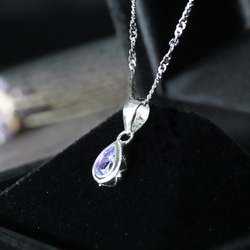 天然ロードライトガーネット0.60カラット 刻み模様のシルバーリング