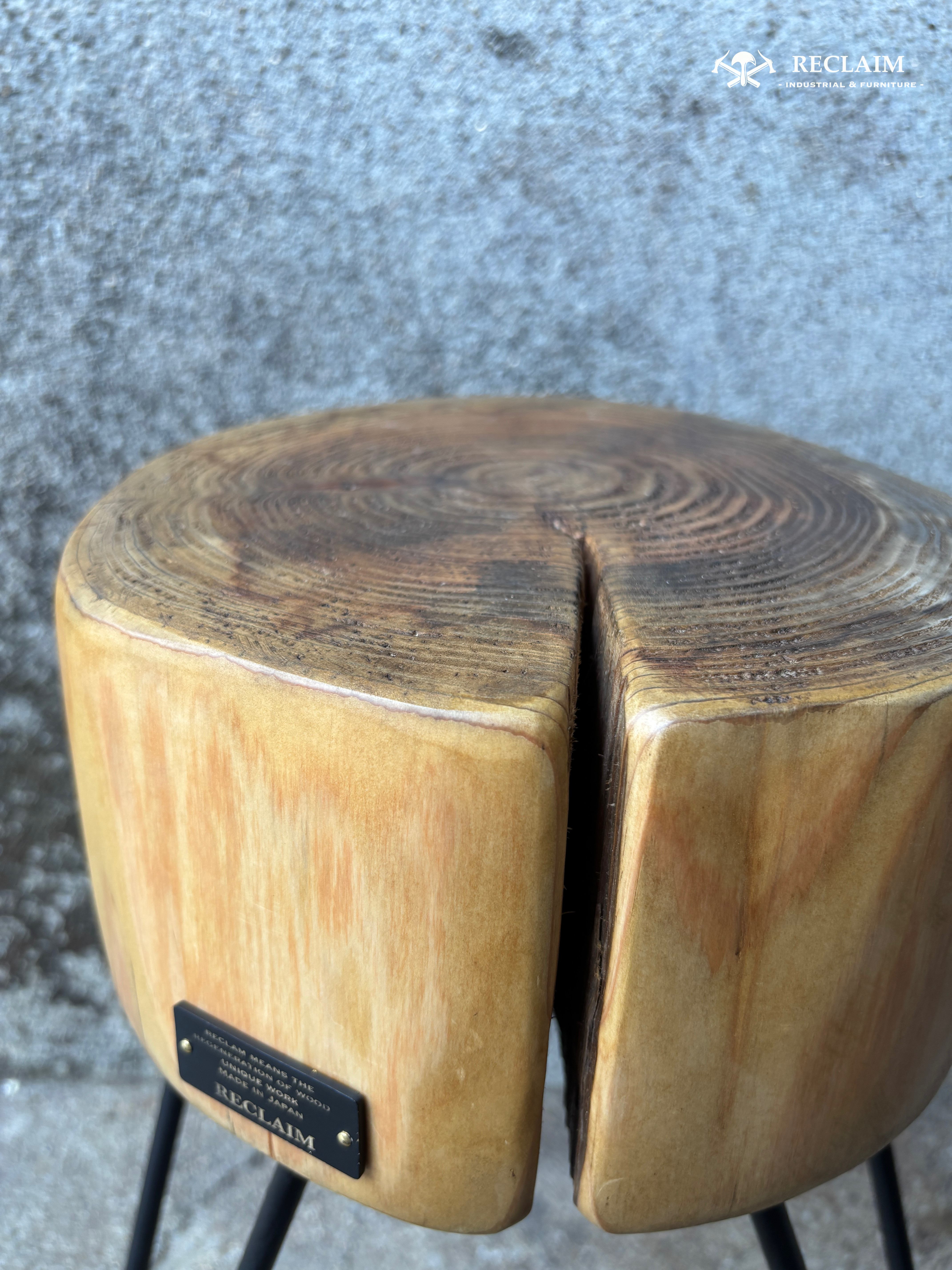 M.OBJE STOOL  (industrial) 育てるchair