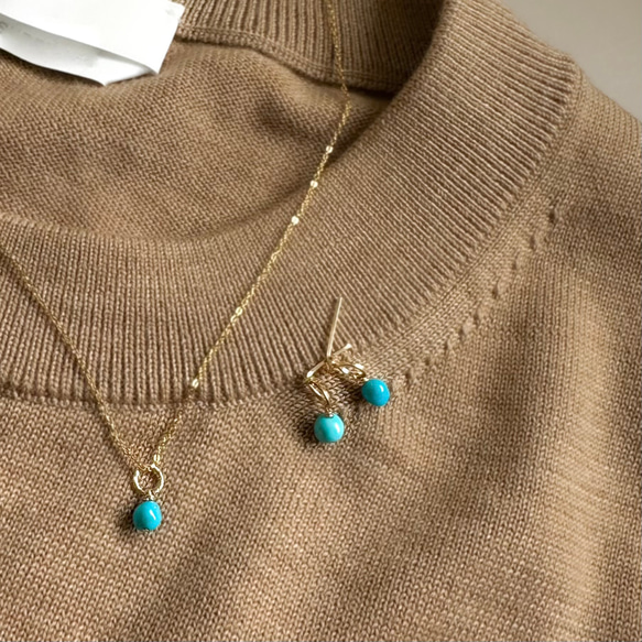 Creema限定新春福袋〈梅〉2つチャームが選べるネックレス 着せ替え /ステンレス 天然石 シルバーカラーあり 9枚目の画像