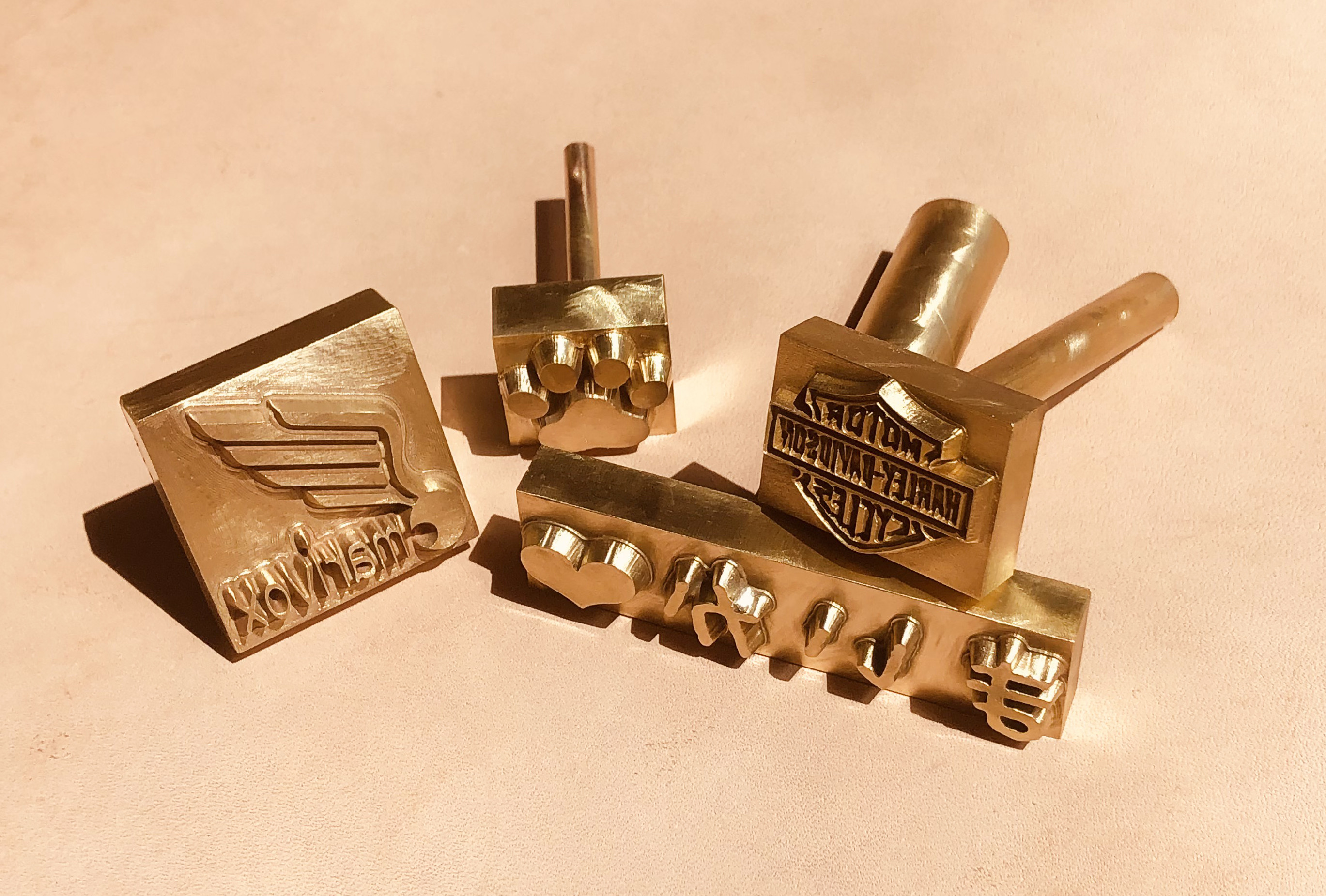 真鍮製焼印・コテ先のみ(5cm幅)