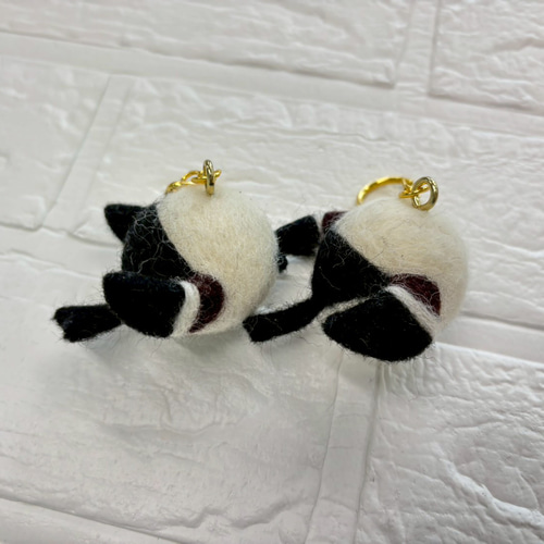 ️ 【送料込】一針入魂のシマエナガ羊毛フェルトマスコット（一点もの