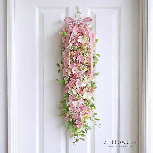 桜ガーランドスワッグ アートフラワー el flowers エルフラワーズ 通販