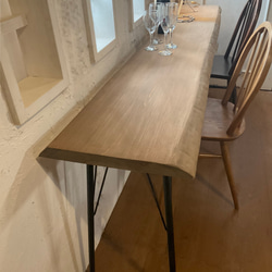 90✕41 アンティークカウンターテーブル　ウォールナット 90✕41 アンティークカウンターテーブル ウォールナット