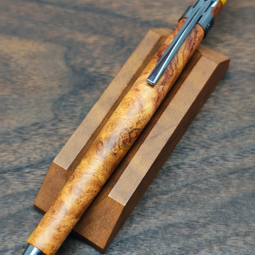 PG5カスタム】花梨瘤杢 シャープペンシル No.101 ペン・筆記用具 工房