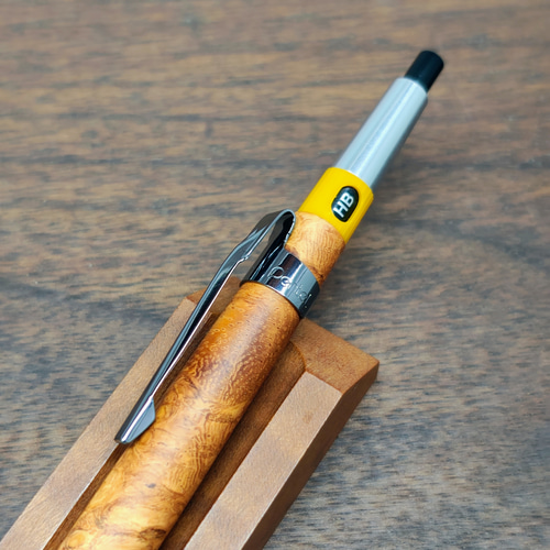 PG5カスタム】花梨瘤杢 シャープペンシル No.102 ペン・筆記用具 工房