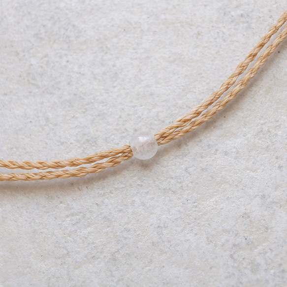 スコレサイトマクラメネックレスmac442天然石エスニックアジアンエキゾチックなアクセサリー 6枚目の画像