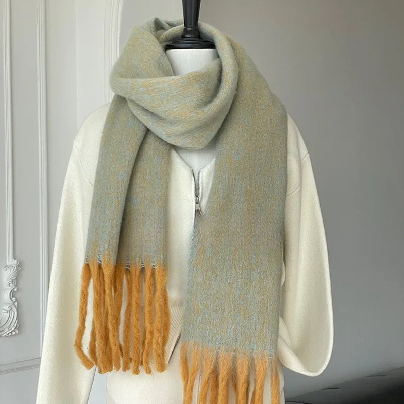 【マシュマロの様な柔らかさ】バルキーニット・ロングマフラー・ガラル