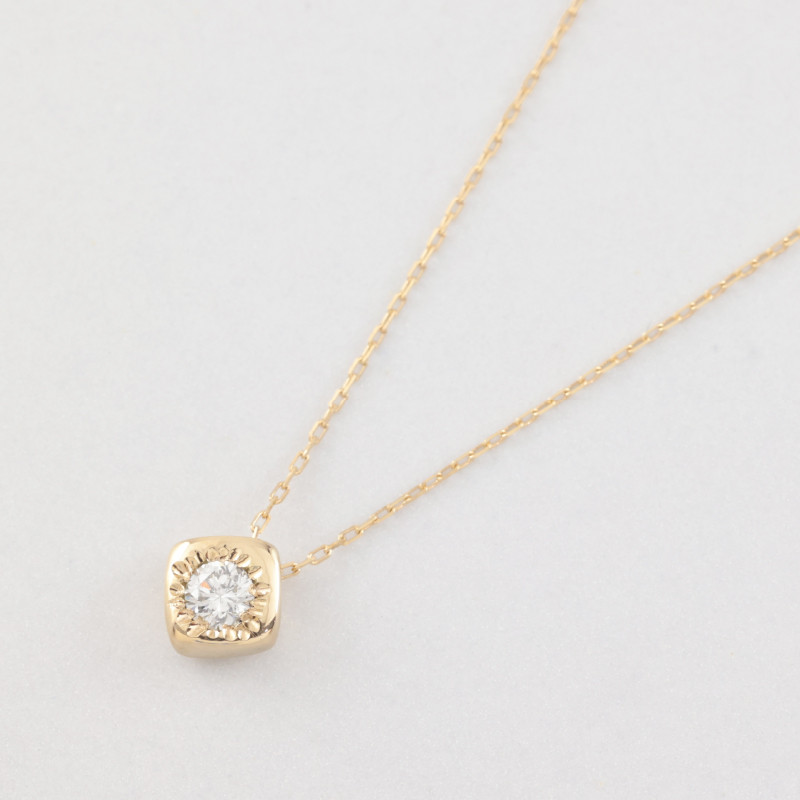 【K18ダイヤモンドネックレス】ゴールド ダイヤモンド プチネックレス プレゼント 婚約 一生ものジュエリー