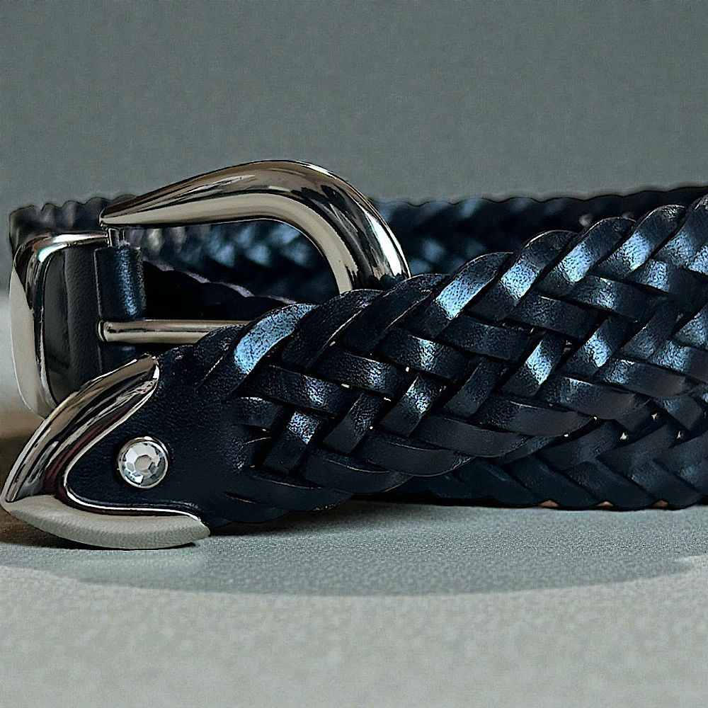 ウエスタンベルト　メッシュベルト　プンターレベルト 【Nje-bt32-1R】