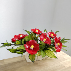 アネモネ♡紫♡ピンク♡アレンジ♡アメリカンフラワー♡ディップアート