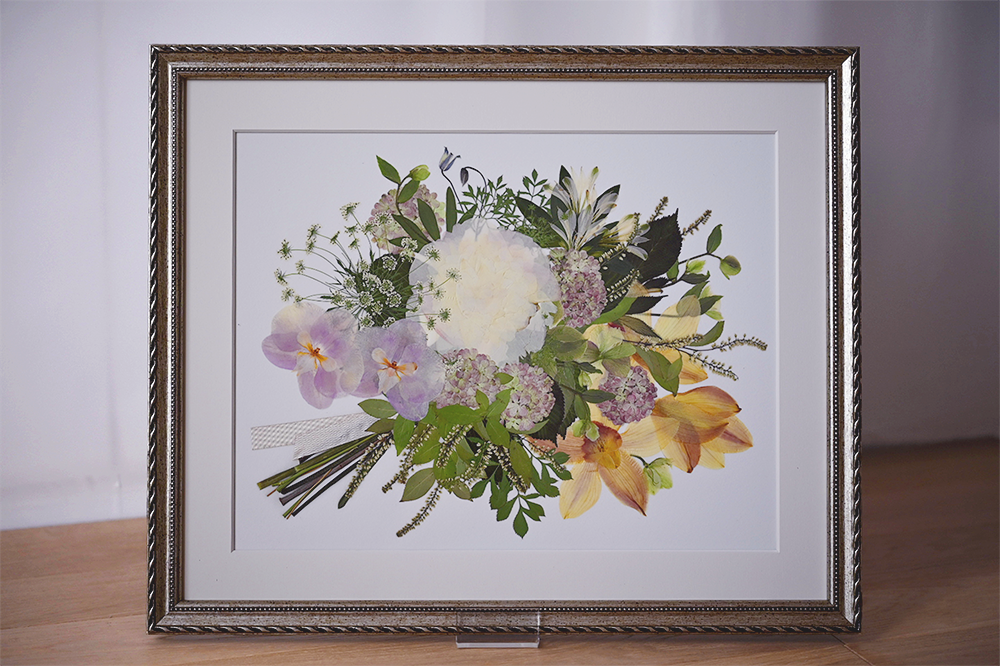 【押花アート】少し早めの春のブーケ