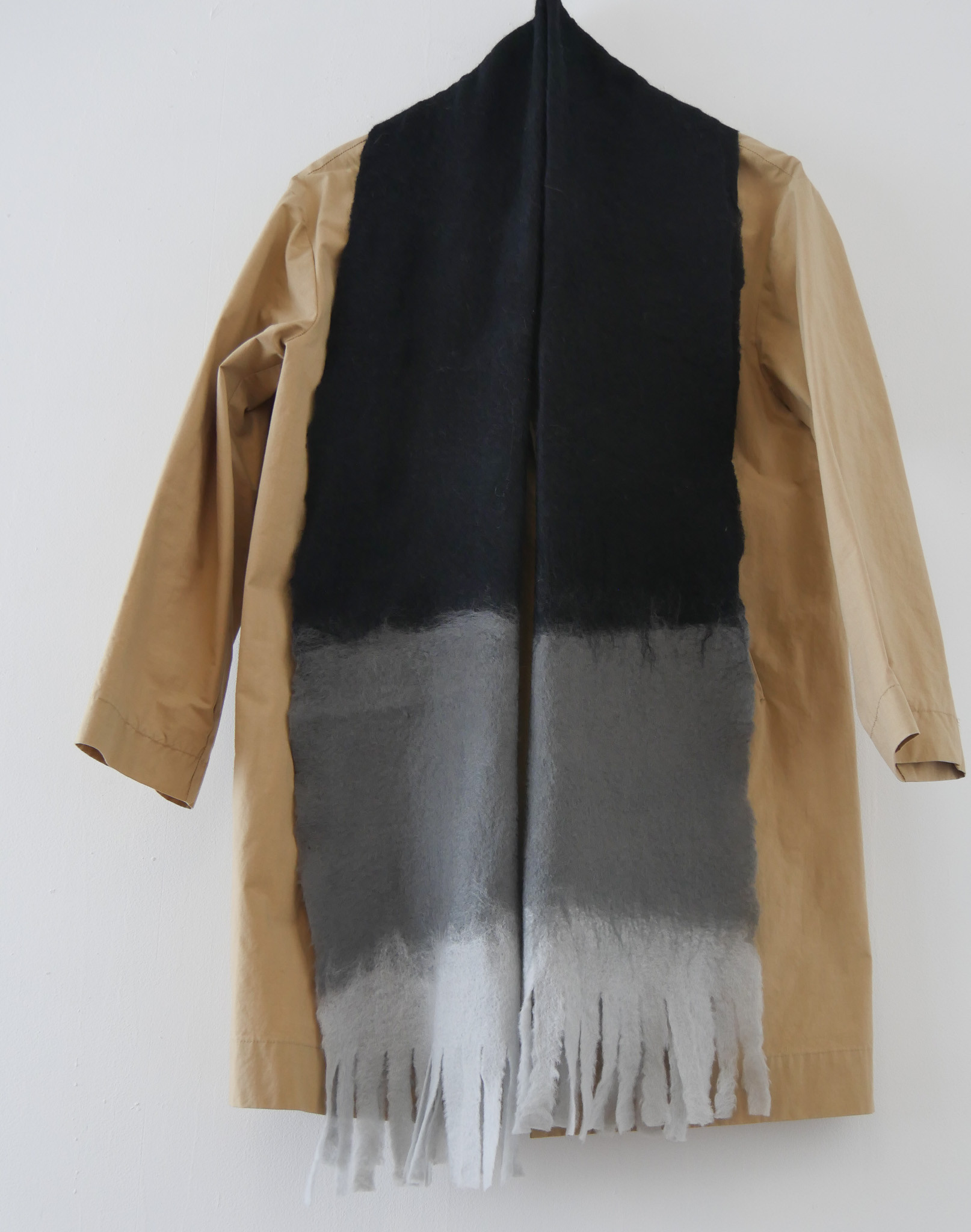 〈2025新作〉羊毛フェルト ＊ マフラー ＊ メリノウール　グラデーション 7,700円