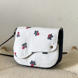 ⚮̈ミナペルホネン sea lace バンブーバッグ ワンハンドルバッグ