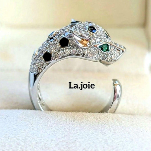 (B102706)K18 YG リング パンサーモチーフ 約13号 豹 指輪 B102706)K18 YG リング パンサーモチーフ 約13号 豹 指輪 K18 ALL