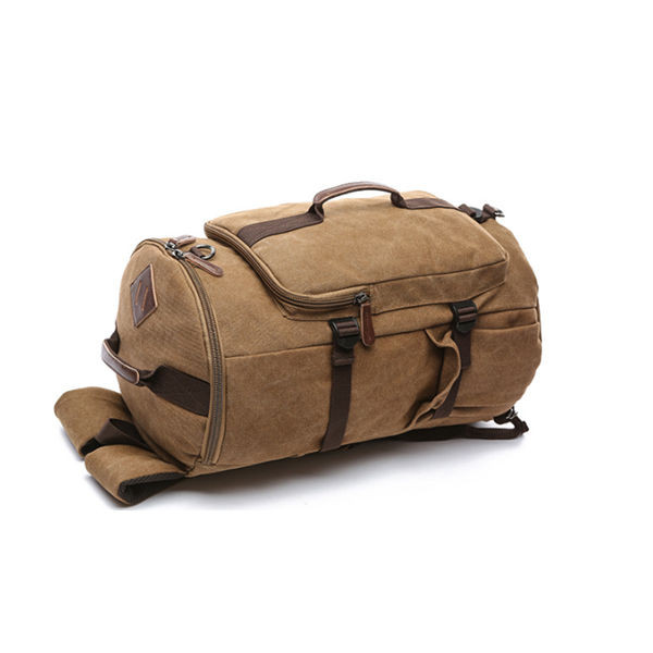 帆布　リュック　2Way帆布　　撥水　バックパック　A4サイズ対応　　リュックサック