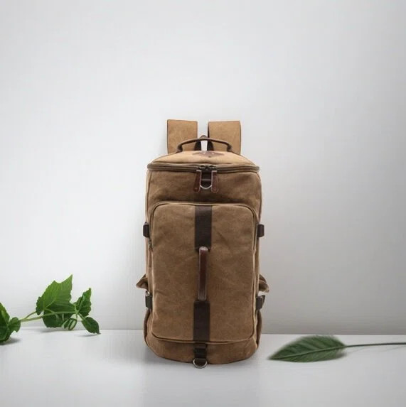 帆布　リュック　2Way帆布　　撥水　バックパック　A4サイズ対応　　リュックサック 5,400円