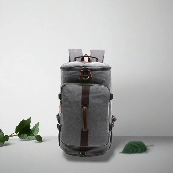 帆布　リュック　2Way帆布　　撥水　バックパック　A4サイズ対応　　リュックサック