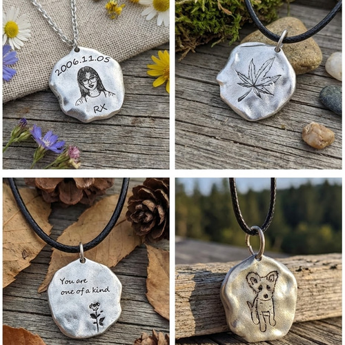 This too shall pass】シルバー925 メッセージネックレス 刻印 「これ