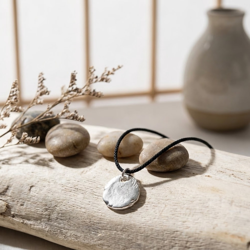 This too shall pass】シルバー925 メッセージネックレス 刻印 「これ