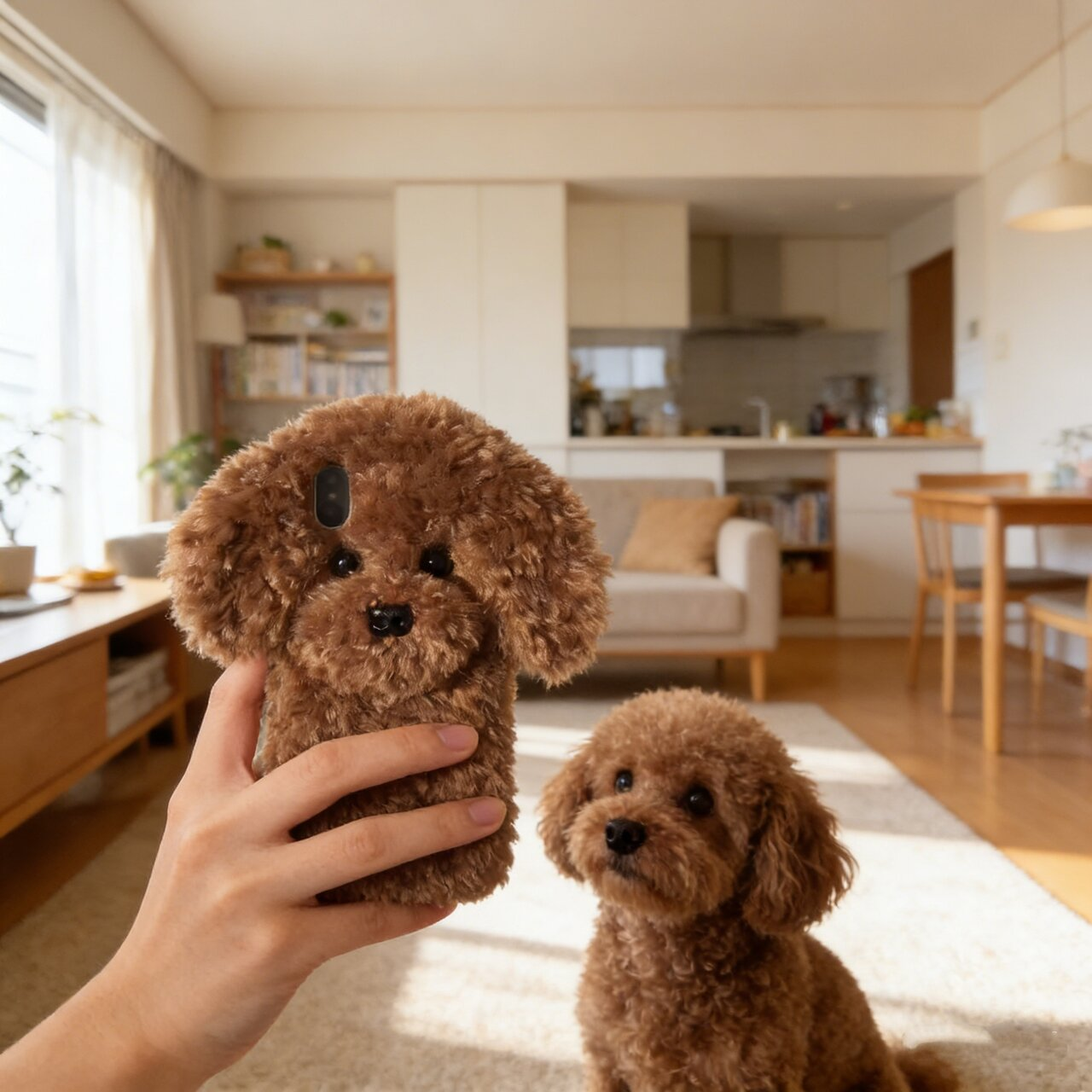 iPhone 17ケース シェル ペット Galaxy Google pixel 全機種対応 プードル犬 スマホケース