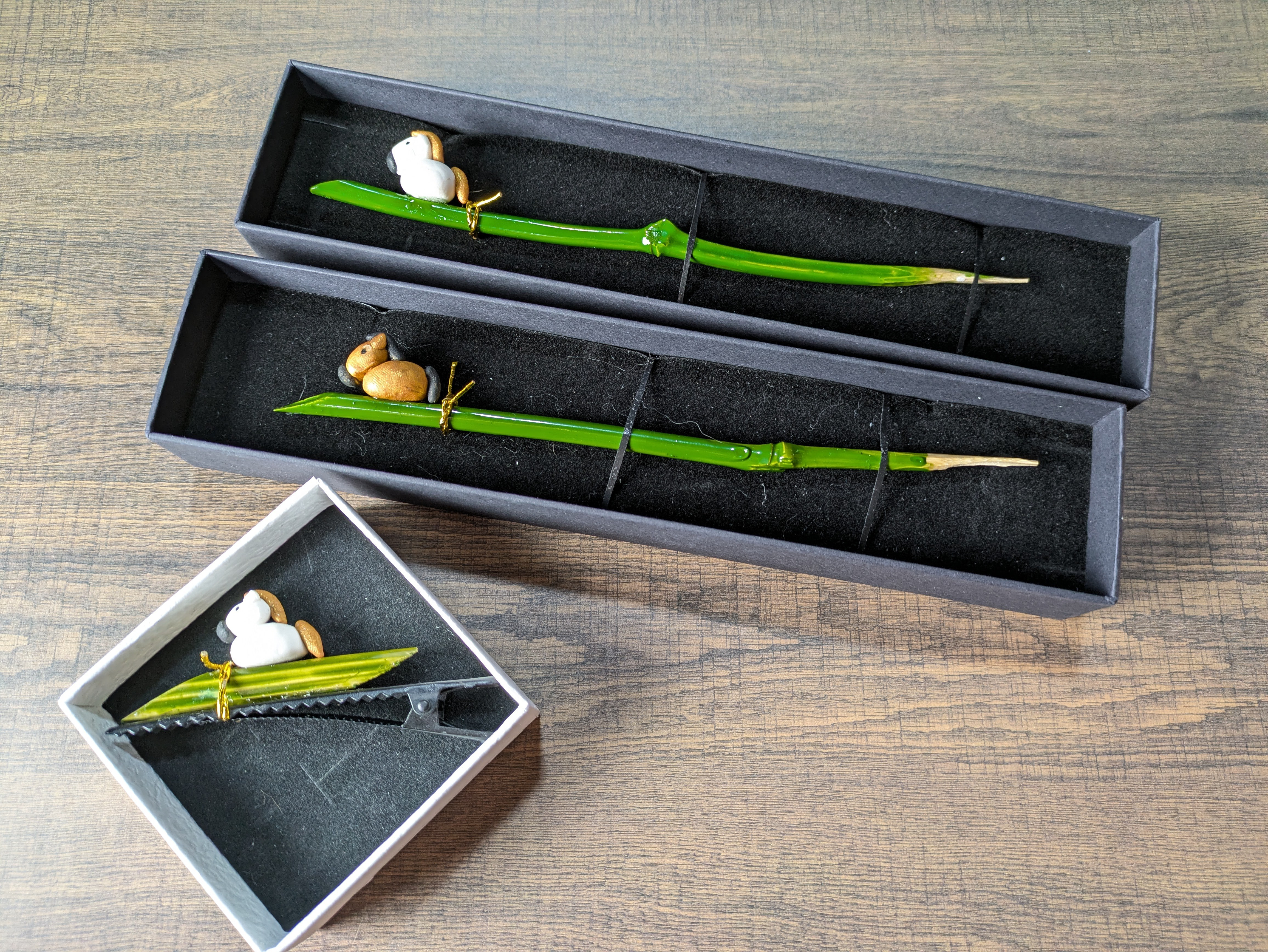 干支のかんざし クリップ 簪 馬 芸妓 舞妓 芸者