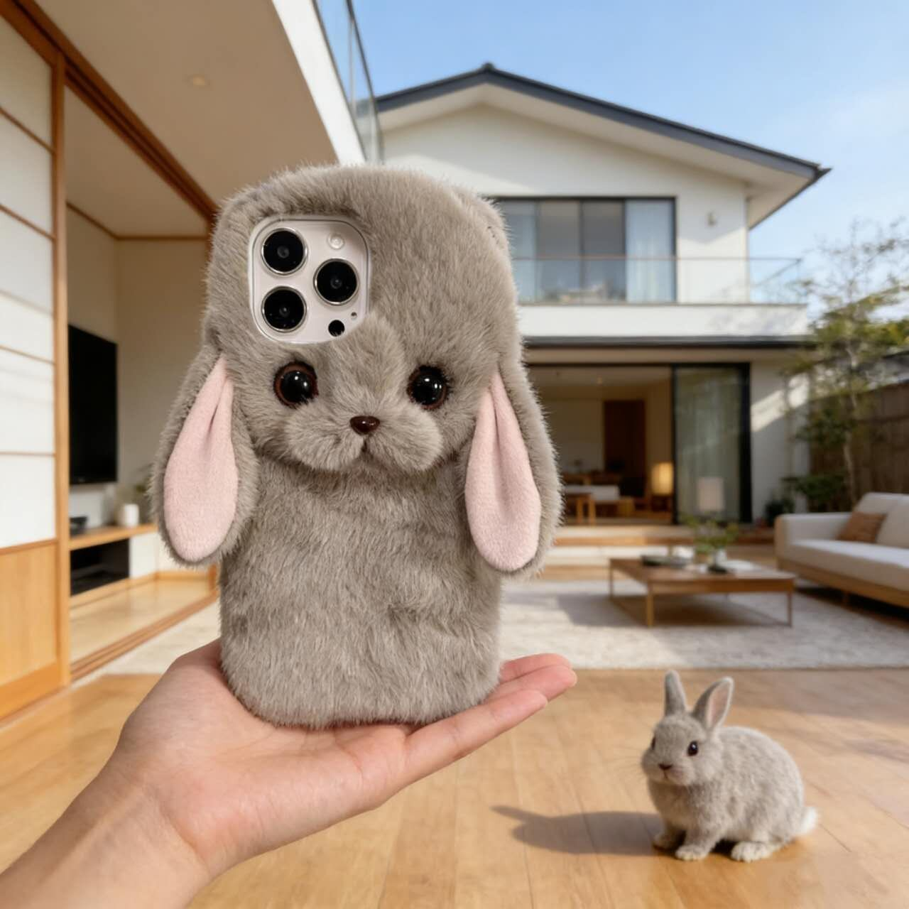 iPhone 17ケース シェル うさぎ ウサギ 兎ラビット Galaxy Google pixel 全機種対応 ペット