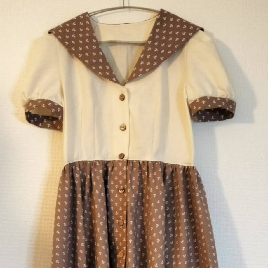 ナチュラルカラーマリンワンピース