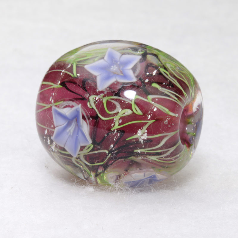 とんぼ玉　桔梗