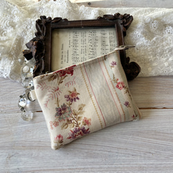 フランスアンティークレース*ラベンダーサシェ*シルクリボン*ミニ