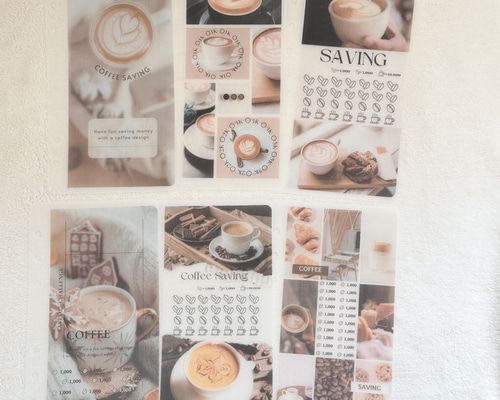 No.52 coffee A6 saving リフィルバインダー貯金韓国 その他雑貨 sora