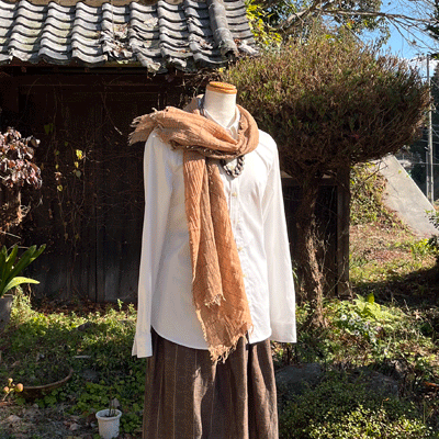 播州織ショートストールK25111